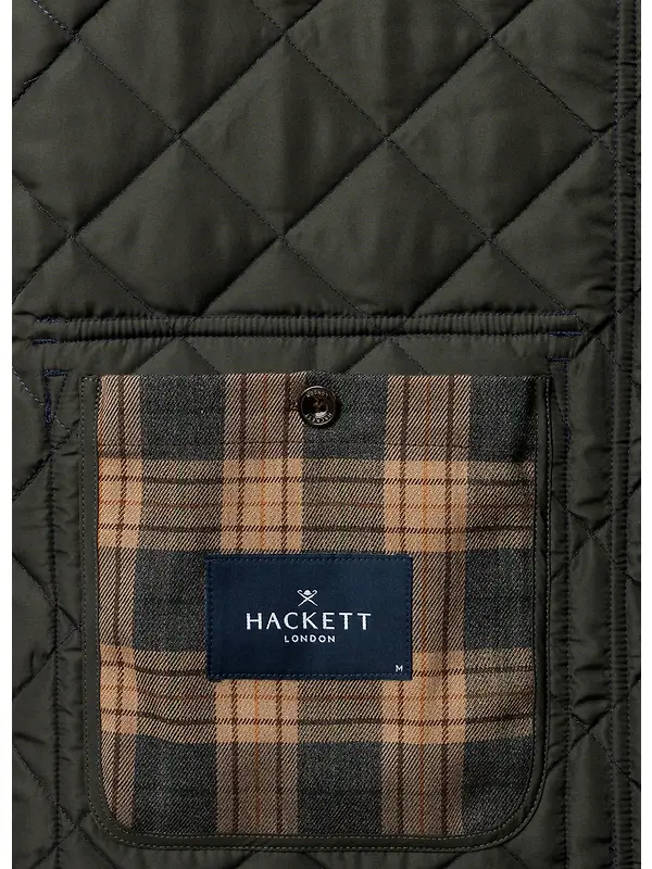 Hackett Men's Kinloch Diamond Quilted Gilet - Old Navy Image 8