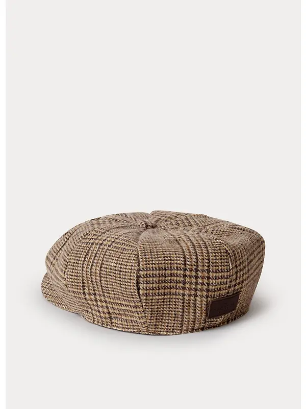 Hackett Men's Pow Bakerboy Cap - Bronze Beige Image 2