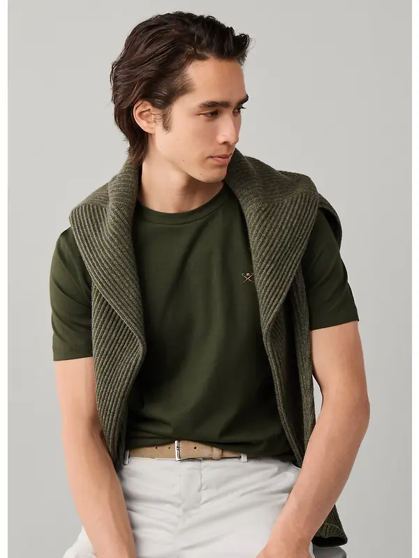 Hackett Men's Classic Fit Logo T-Shirt - Hunter Green Image 6