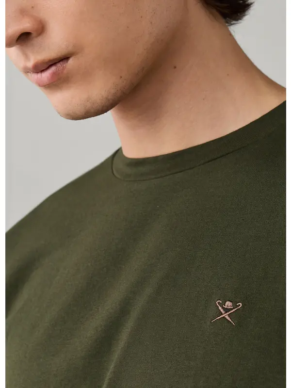 Hackett Men's Classic Fit Logo T-Shirt - Hunter Green Image 7