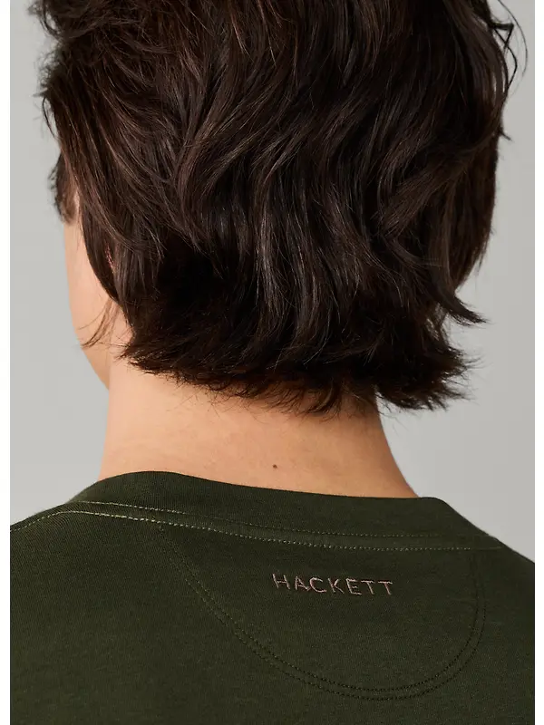 Hackett Men's Classic Fit Logo T-Shirt - Hunter Green Image 8