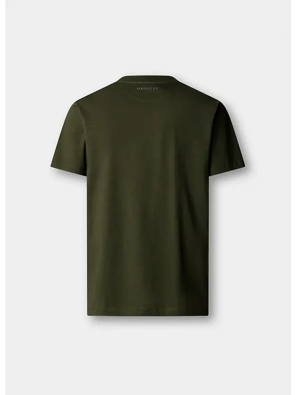 Hackett Men's Classic Fit Logo T-Shirt - Hunter Green Image 9