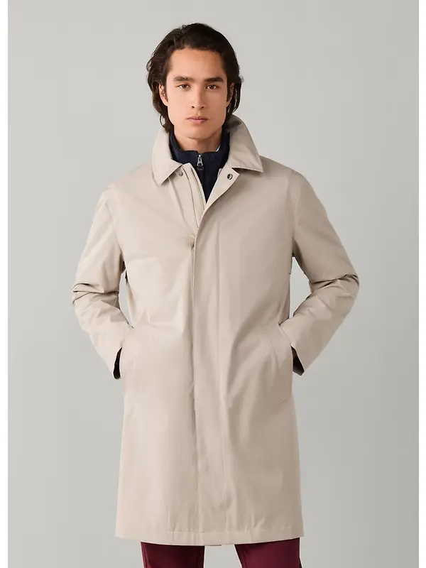 Hackett Men's Sloane Mac - Natural Beige Image 2