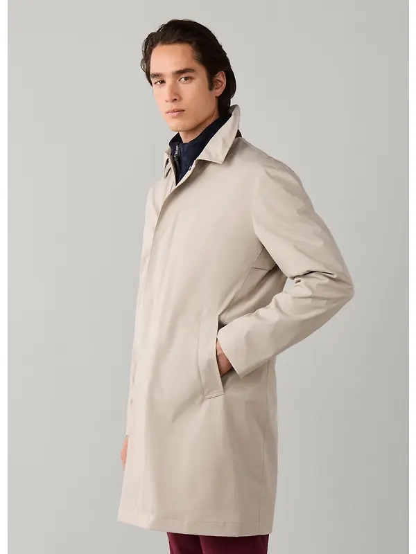Hackett Men's Sloane Mac - Natural Beige Image 6