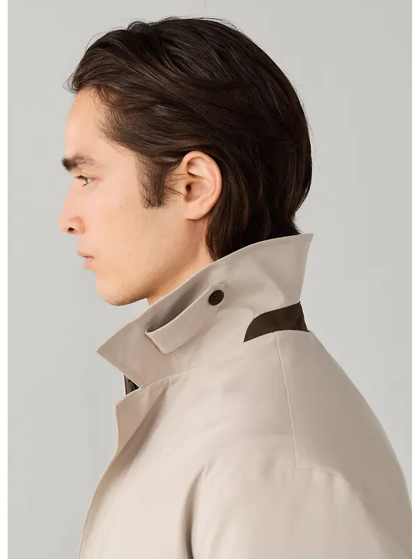 Hackett Men's Sloane Mac - Natural Beige Image 7