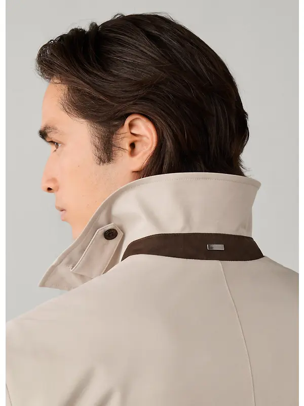 Hackett Men's Sloane Mac - Natural Beige Image 3