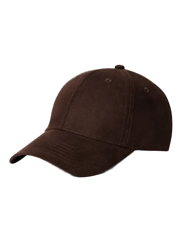 Hackett Men's Suede Cap - Brown Image 1