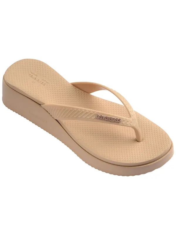 Havaianas Women's High Platform II Flip Flops - Golden Image 2