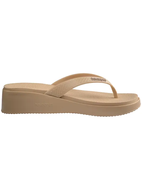 Havaianas Women's High Platform II Flip Flops - Golden Image 3