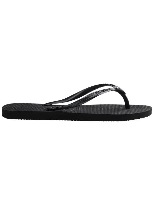 Havaianas Women's Slim Crystal SW II Flip Flops - Black Image 3