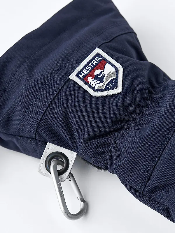 Hestra Army Leather Heli Ski Mittens - Navy Image 5