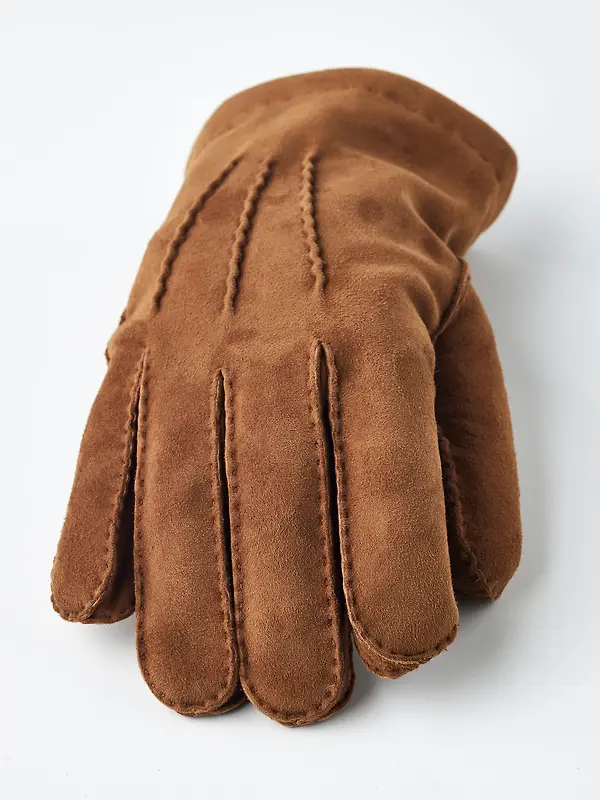 Hestra Men's Arthur Suede Gloves - Whiskey Image 3