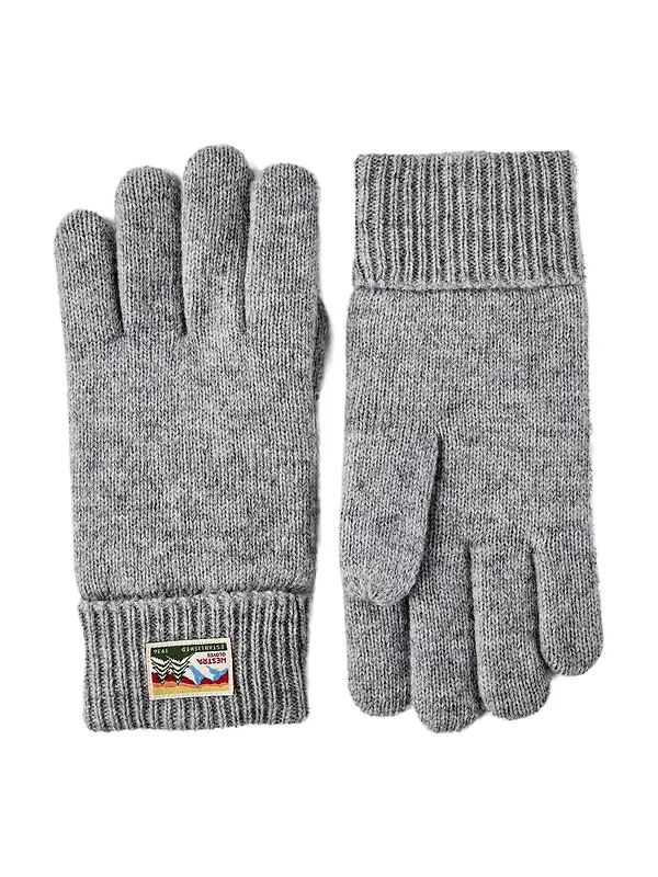 Hestra Raggwool Washable Gloves - Grey Image 1