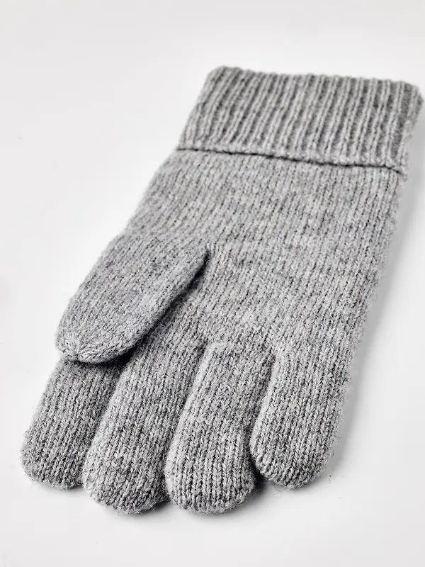 Hestra Raggwool Washable Gloves - Grey Image 2