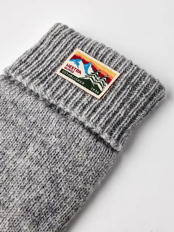 Hestra Raggwool Washable Gloves - Grey Image 4