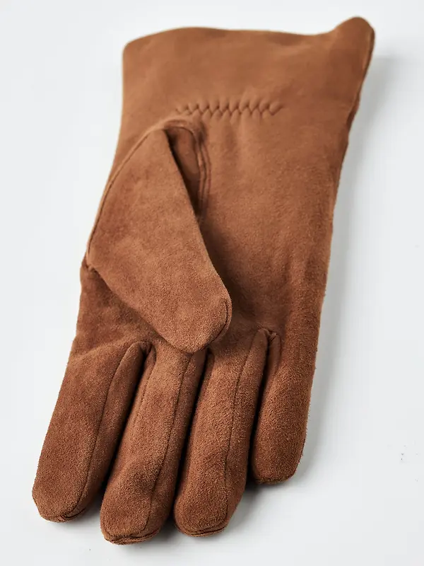 Hestra Women's Elisabeth Suede Gloves - Whiskey Image 2