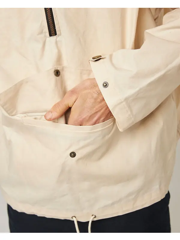 Peregrine Men's Made In England Holkham Cagoule - Off-White Image 7