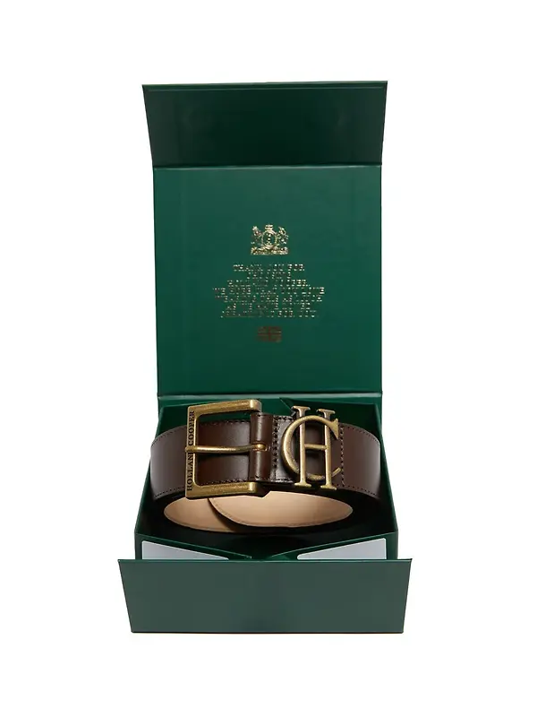 Holland Cooper Men's Classic Belt - Chocolate Image 3