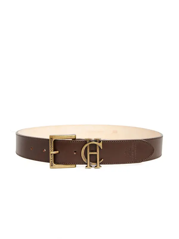Holland Cooper Men's Classic Belt - Chocolate Image 6