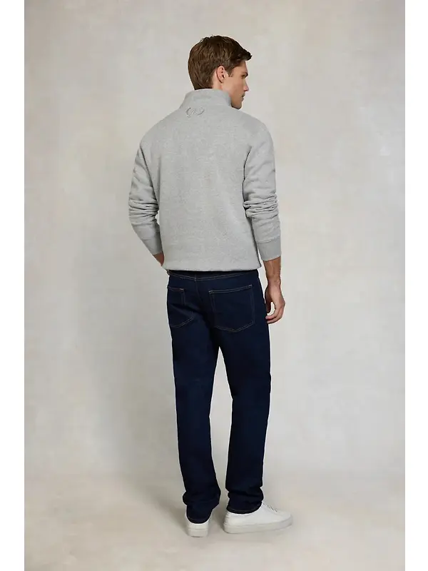 Holland Cooper Men's Quarter Zip Sweat - Grey Marl Image 5