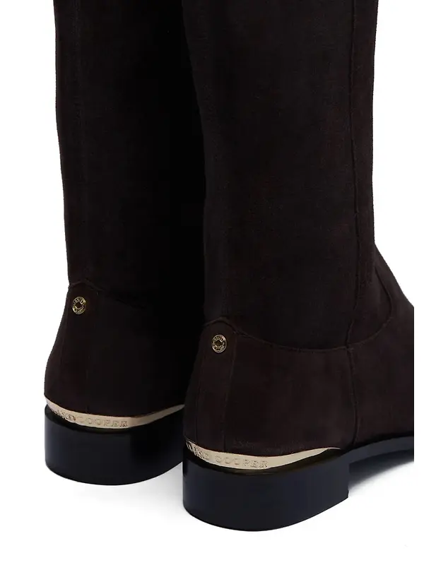 Holland Cooper Women's Albany Knee Boots - Chocolate Suede Image 11