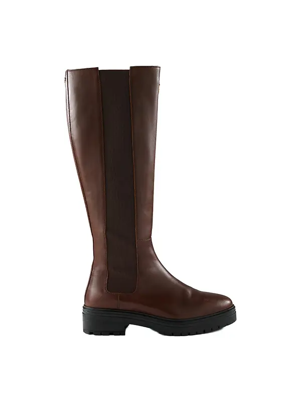 Holland Cooper Women's Astoria Knee Boots - Rich Chocolate Image 1