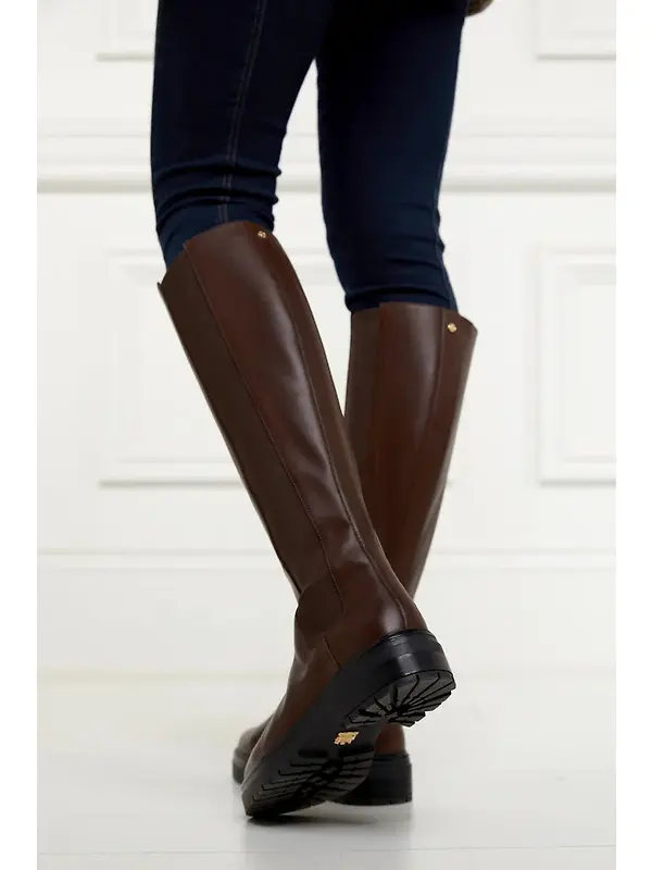 Holland Cooper Women's Astoria Knee Boots - Rich Chocolate Image 5