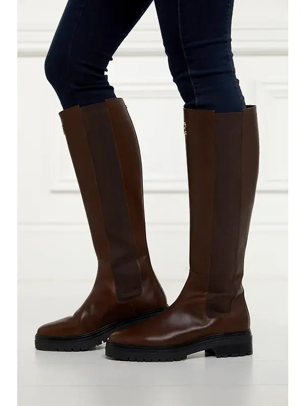 Holland Cooper Women's Astoria Knee Boots - Rich Chocolate Image 7