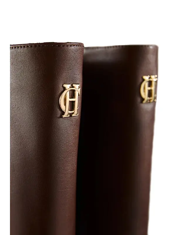 Holland Cooper Women's Astoria Knee Boots - Rich Chocolate Image 9
