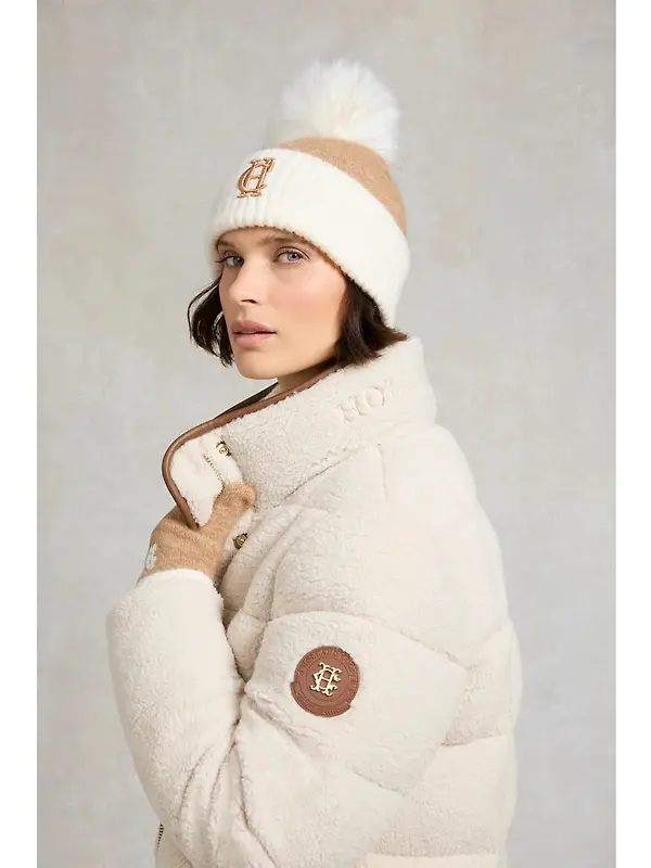 Holland Cooper Women's Chelsea Bobble Hat - Camel Image 2