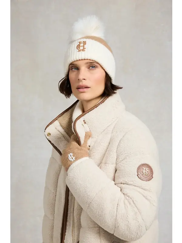 Holland Cooper Women's Chelsea Bobble Hat - Camel Image 3