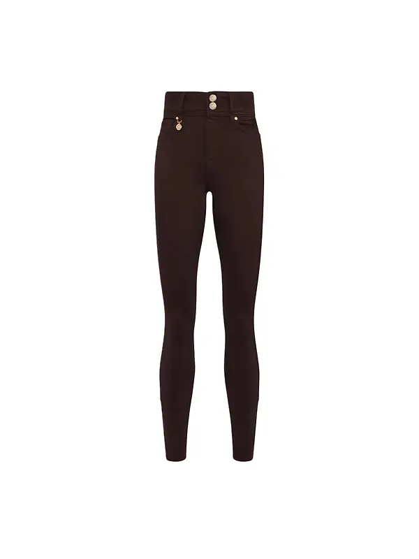 Holland Cooper Women's Contour Trousers - Chocolate Image 1