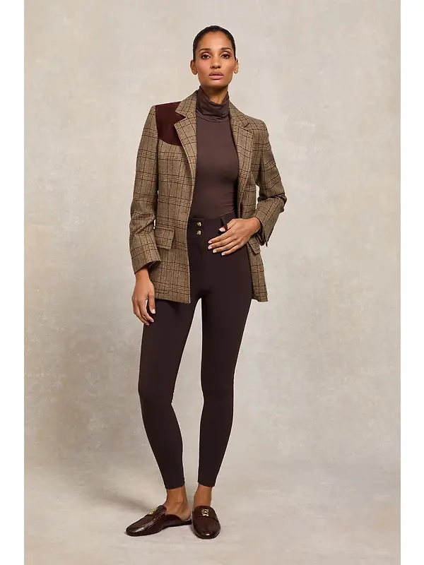 Holland Cooper Women's Contour Trousers - Chocolate Image 4