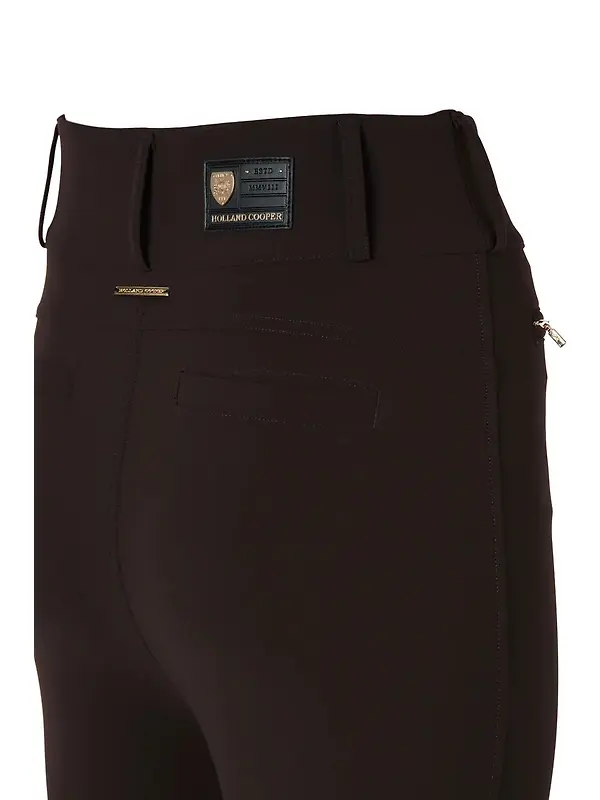 Holland Cooper Women's Contour Trousers - Chocolate Image 8