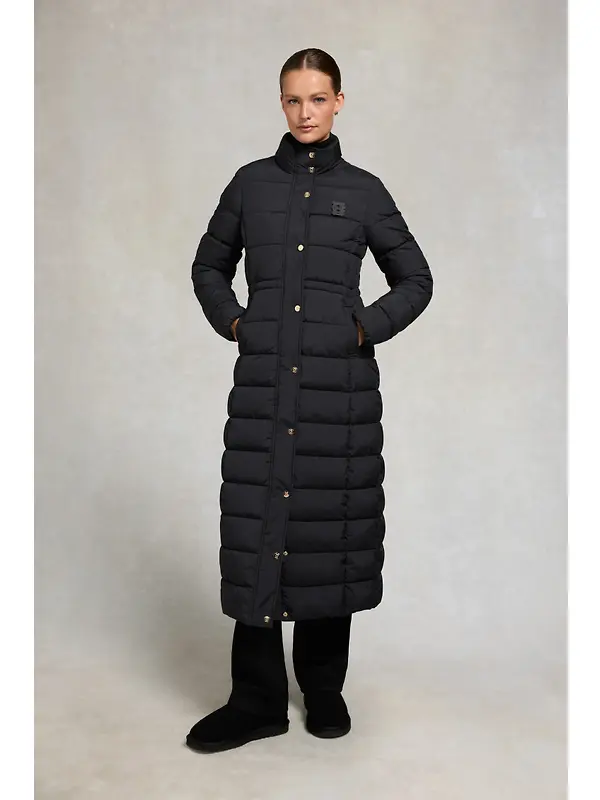 Holland Cooper Women's Milton Longline Coat - Black Image 2