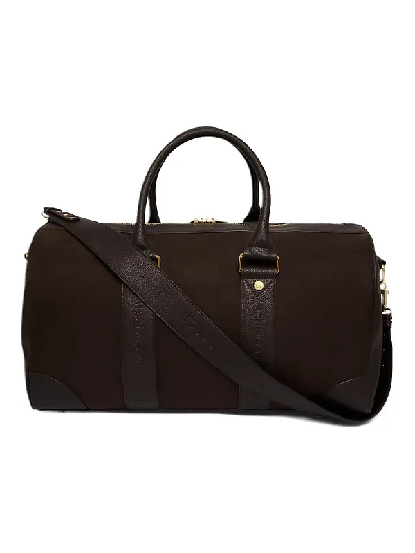 Holland Cooper Women's Regency Holdall - Dark Chocolate Suede Image 1
