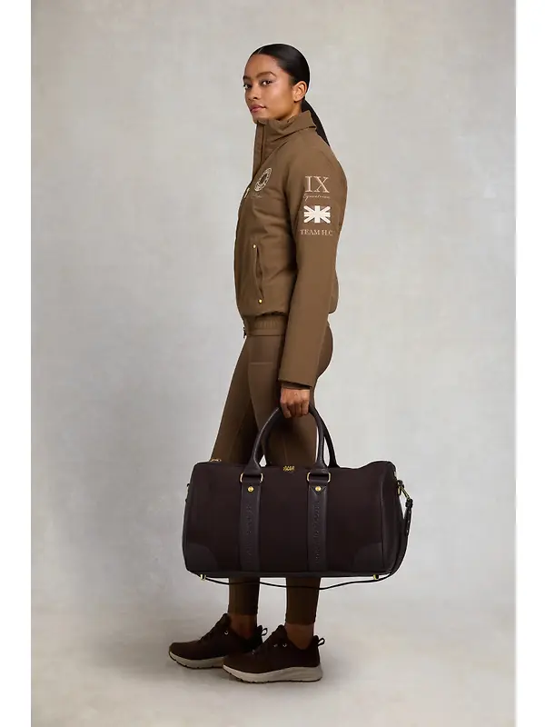 Holland Cooper Women's Regency Holdall - Dark Chocolate Suede Image 2