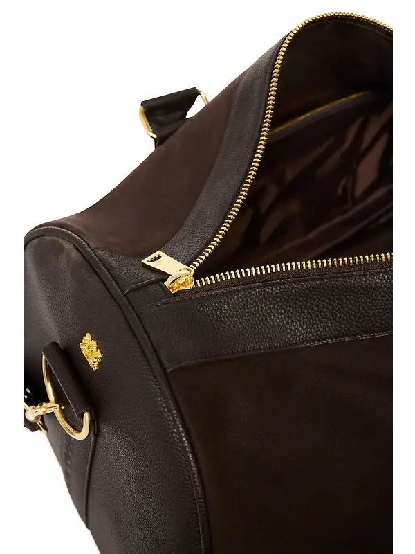 Holland Cooper Women's Regency Holdall - Dark Chocolate Suede Image 8