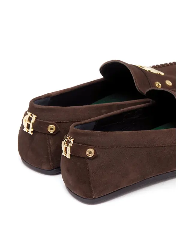 Holland Cooper Women's The Driving Loafer - Chocolate Image 5
