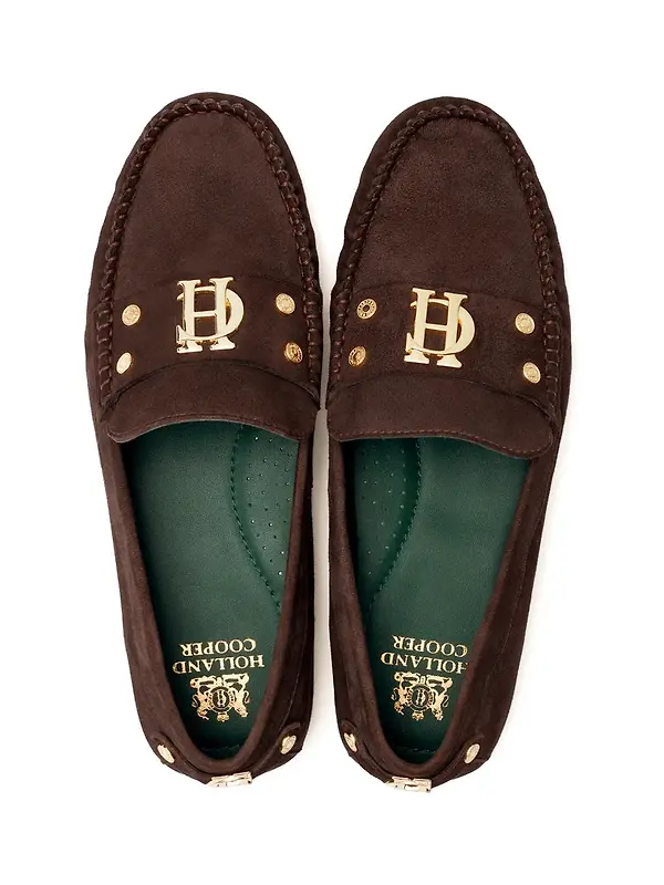 Holland Cooper Women's The Driving Loafer - Chocolate Image 6