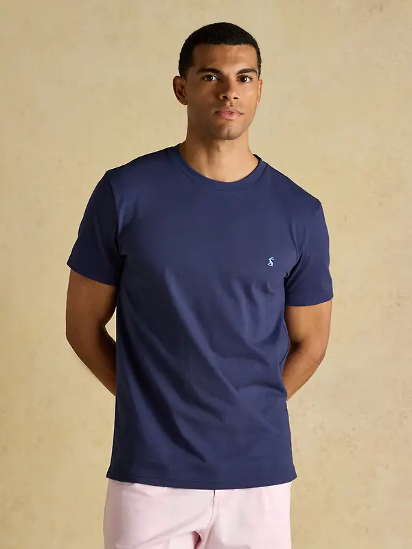 Joules Men's Everyday Classic Fit Cotton T-Shirt - Navy Image 2