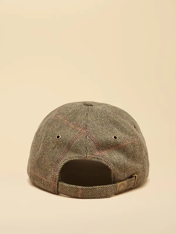 Joules Women's Perry Baseball Cap - Khaki Tweed Image 7
