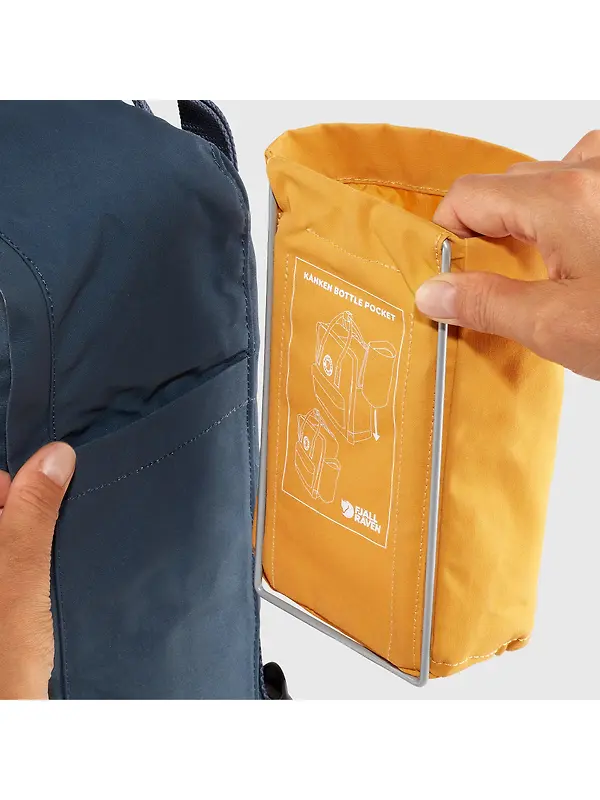 Fjällräven Kånken Bottle Pocket - Navy Image 7