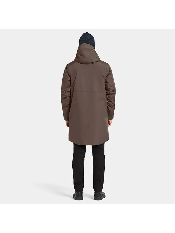 Didriksons Men's Kenny Parka - Mocha Brown Image 6