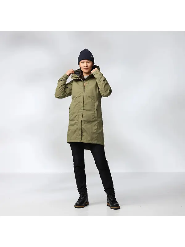 Fjällräven Women's Kiruna Padded Parka - Dark Navy Image 6