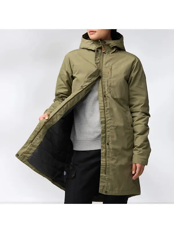 Fjällräven Women's Kiruna Padded Parka - Dark Navy Image 12