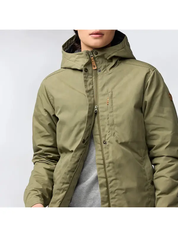 Fjällräven Women's Kiruna Padded Parka - Dark Navy Image 13