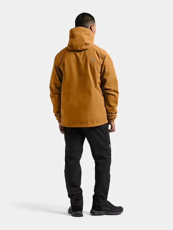 Didriksons Men's Dario Waterproof Jacket - Spice Brown Image 4