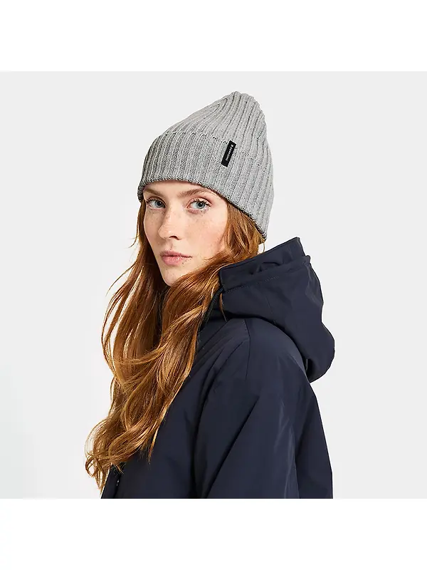 Didriksons Women's Laken Beanie - Grey Melange Image 3