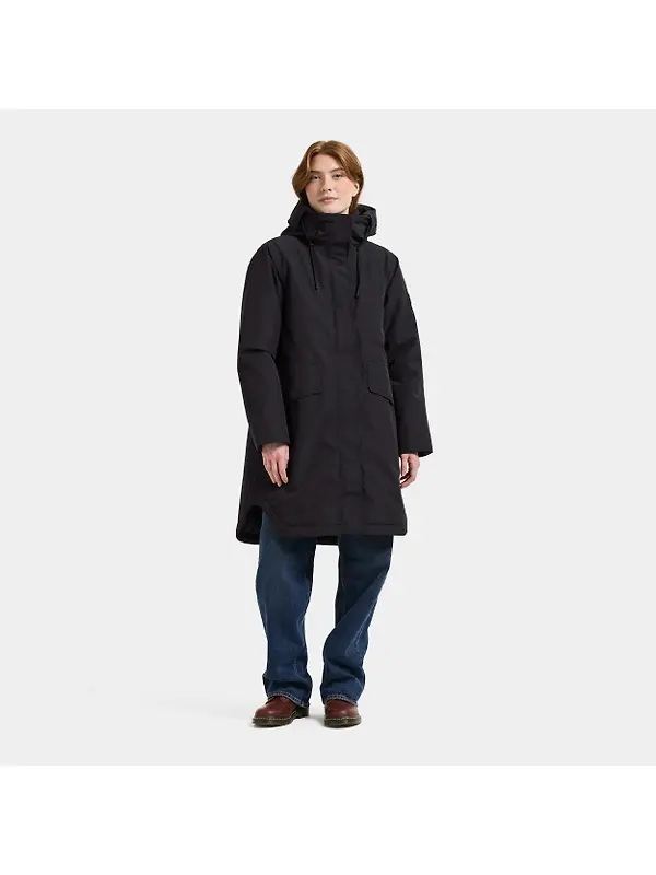 Didriksons Women's Lilian Parka - Black Image 3